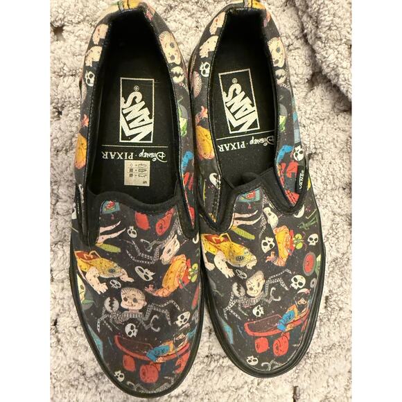 Vans x Disney Toy Story Sid's Mutant Toy Classic Slip-On Shoes Black M 7 W 8.5 - Picture 5 of 7